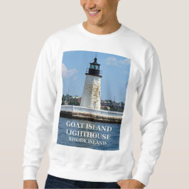 Goat Island fyr, Rhode island Sweatshirt