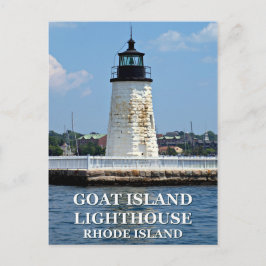 Goat Island fyr, Rhode island vykort