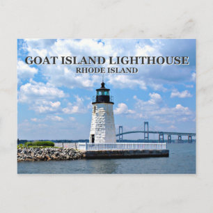 Goat Island fyr, Rhode island vykort