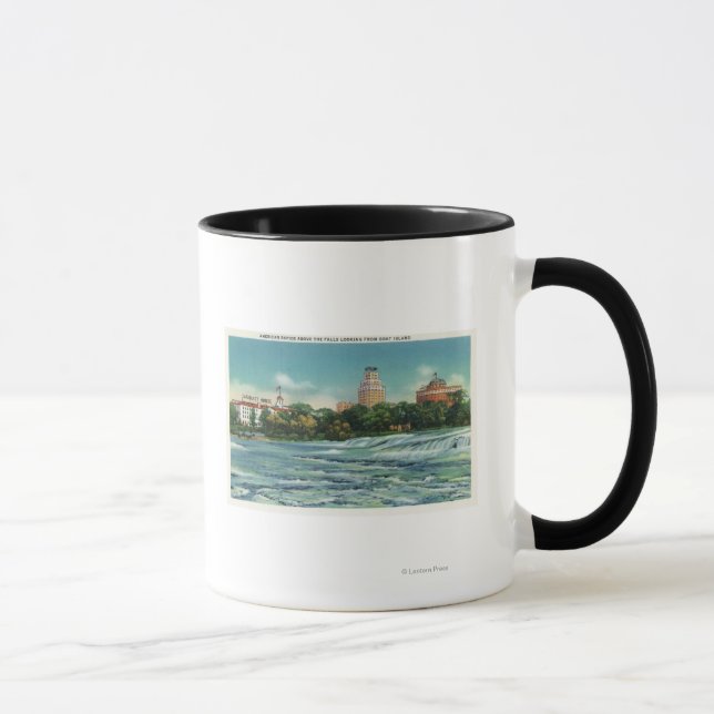 Goat Island View of American Rapids Mugg (Höger)