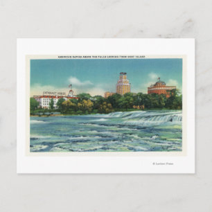 Goat Island View of American Rapids Vykort
