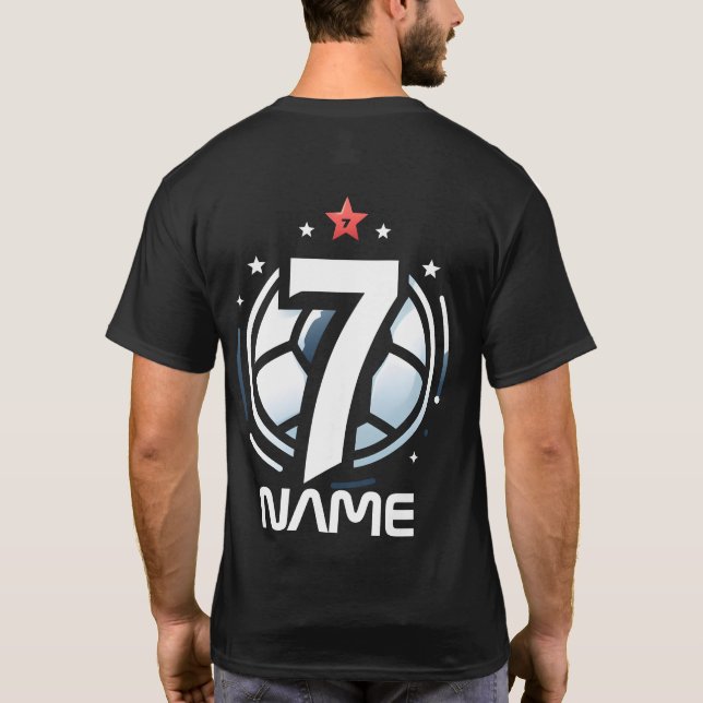 GOAT jersey nummer 7 personlig T Shirt (Baksida)