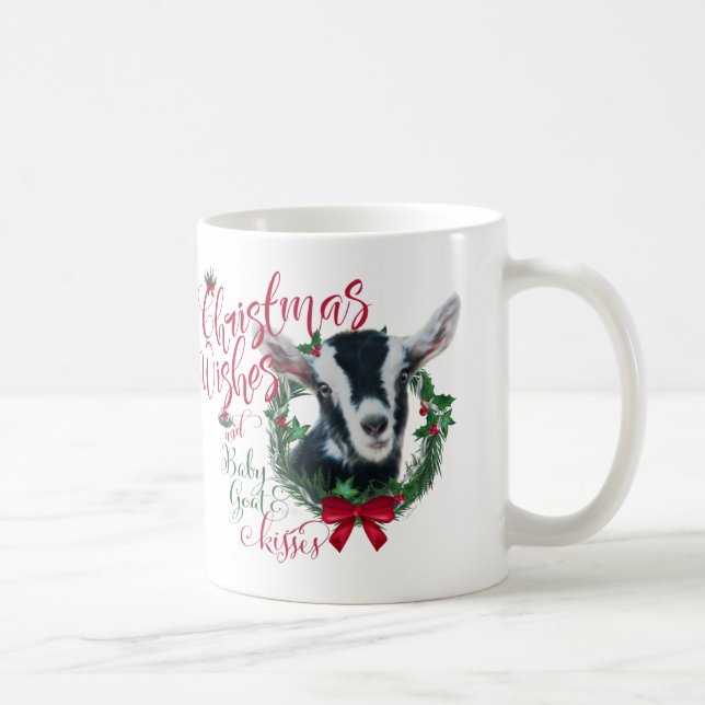 GOAT | Jul Önskemål Baby Goat Kisses Alpine Kaffemugg (Höger)