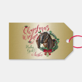 GOAT | Jul Önskemål Baby Goat Kisses Nubian 2 Presentetikett