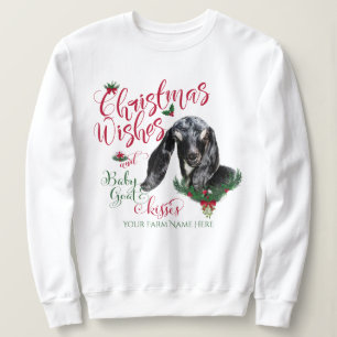 GOAT   Jul Önskemål Baby Goat Kisses Nubian 3 T Shirt