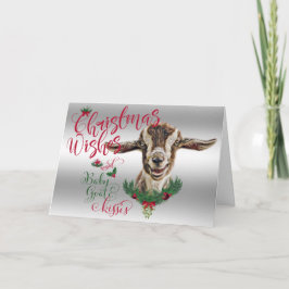 GOAT | Jul Önskemål Baby Goat Kisses Togg Helgkort