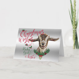 GOAT | Jul Önskemål Baby Goat Kisses Togg Helgkort