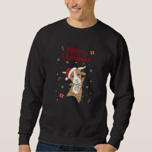 Goat julgetter Vinterdjur Lång Ärmad Tröja