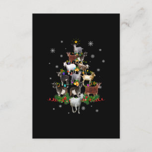Goat Julgran Snö Goat Julafton Tilläggskort