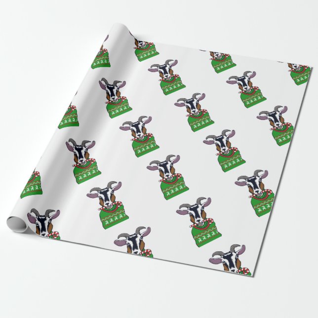 Goat julsötare presentpapper (Utrullad)