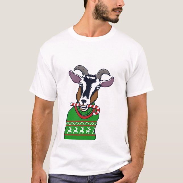 Goat julsötare t shirt (Framsida)