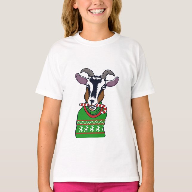 Goat julsötare t shirt (Framsida)
