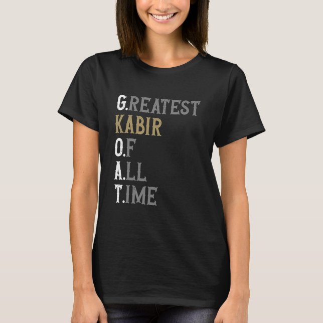 GOAT Kabir:s Underbarare Kabir T Shirt (Framsida)