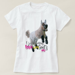 GOAT KÄRLEK | Jag fryser bara KÄRLEK Baby Goats OK T Shirt