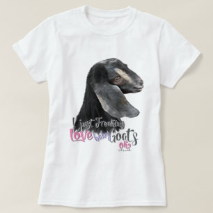 GOAT KÄRLEK Jag vill bara frysa KÄRLEK Baby Goat T Shirt