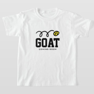 GOAT kommer snart att bli roligt tennis t shirt fö