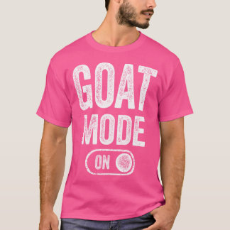 Goat läge på ett bekvämt klimat - djur t shirt