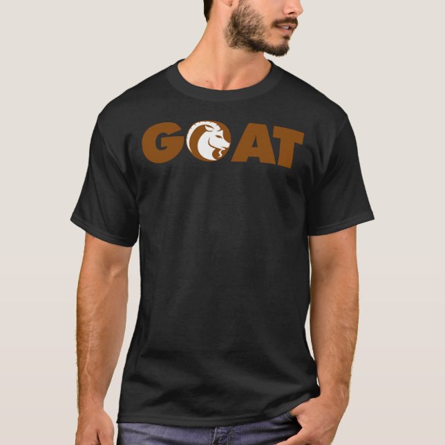 GOAT LOGOTYP Classic T-Shirt (Framsida)