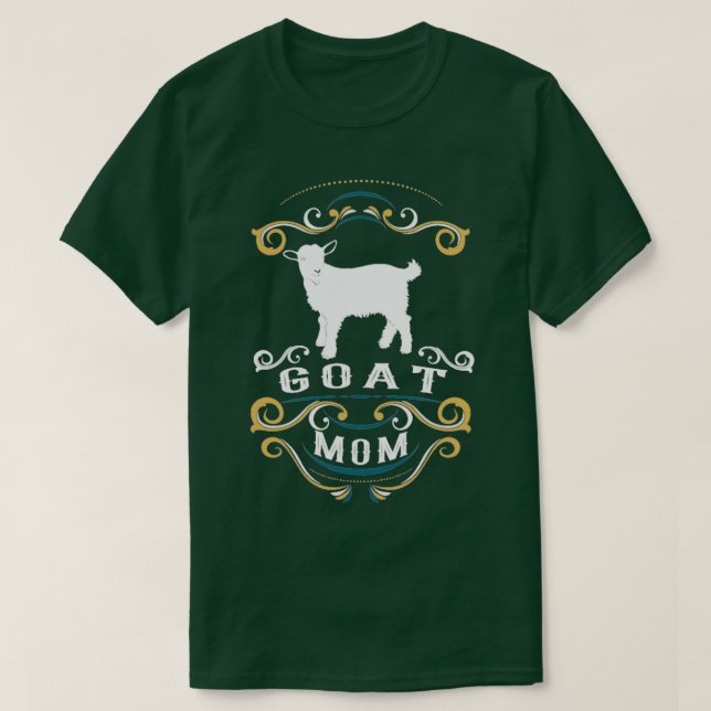 Goat Mamma Pygmy Goat T Shirt (Design framsida)