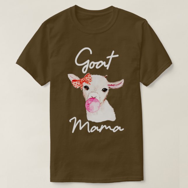Goat Mamma Shirt Pygmy Nubian Nigerian Dwarf Goat T Shirt (Design framsida)