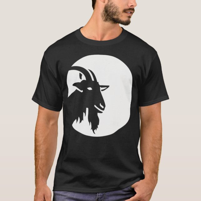 Goat måne t shirt (Framsida)