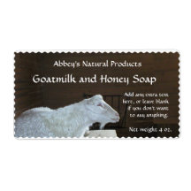 Goat Mjölk Soap-etikett - 1