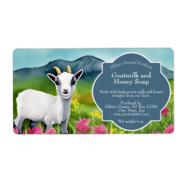 Goat Mjölk Soap-etikett - 2 Fraktsedel