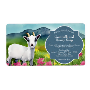 Goat Mjölk Soap-etikett - 2 Fraktsedel