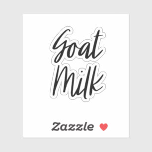 Goat Mjölk Storage Sticker Klistermärken