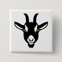 Goat Network - Goat Pin - Square