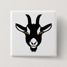 Goat Network - Goat Pin - Square Knapp