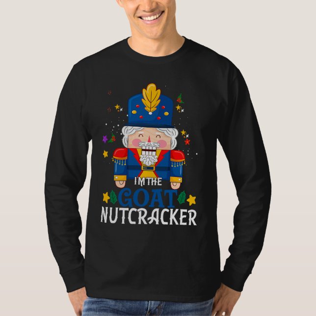 Goat Nutcracker Matching Family Group Christmas Pa T Shirt (Framsida)