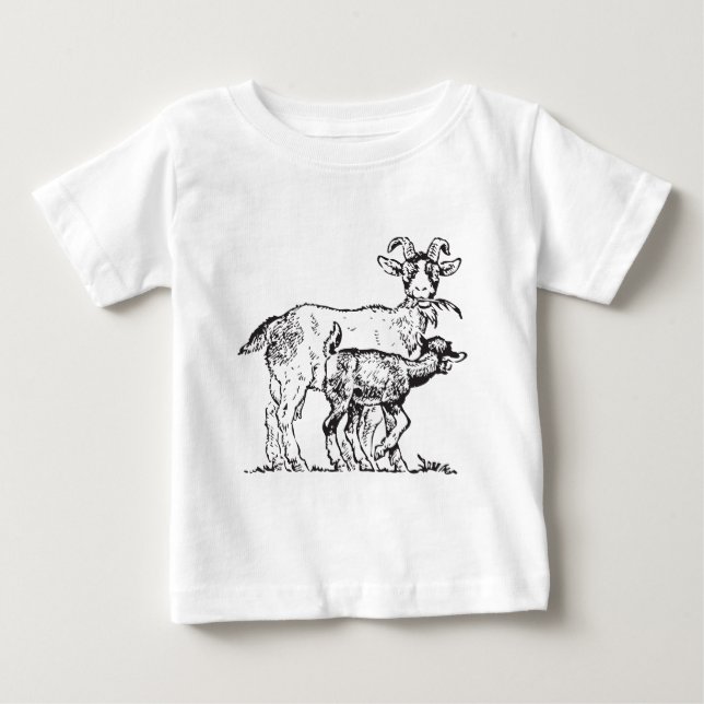 Goat och Kid Tee (Framsida)