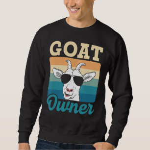 Goat Owner Älskare Animal Pet Goat Lång Ärmad Tröja