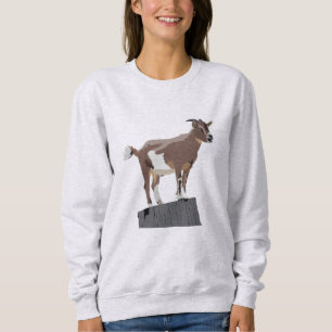 Goat på Stump i Träd T Shirt