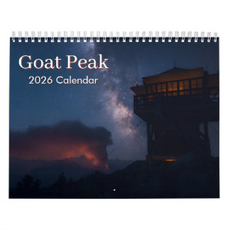 Goat Peak Fire Lookout - 2026 Calendar Kalender