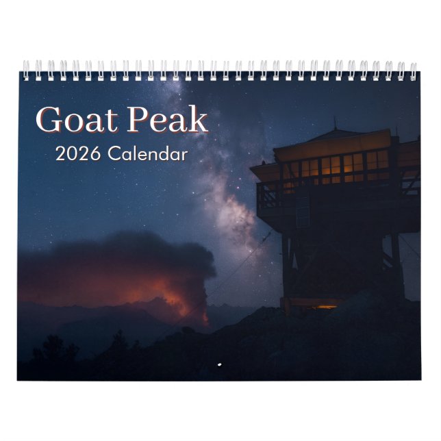 Goat Peak Fire Lookout - 2026 Calendar Kalender (Omslag)