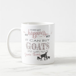 GOAT | Pengar kan inte köpa lycka av GetYerGoat™ Kaffemugg