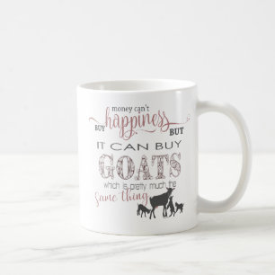 GOAT Pengar kan inte köpa lycka av GetYerGoat™ Kaffemugg
