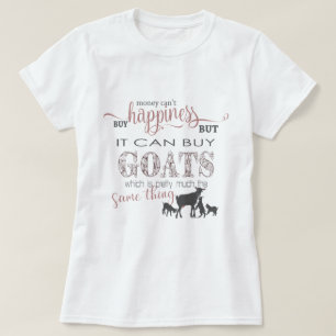 GOAT Pengar kan inte köpa lycka av GetYerGoat T-shirt