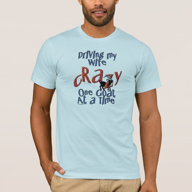 Goat Pet Farm Animal Crazy Maka Goat Pappa Make Tee (Framsida)