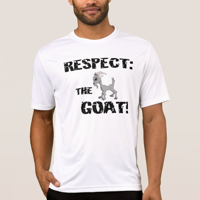 Goat Pet Farm Animal Respect Goat Make Pappa T Shirt (Framsida)