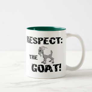 Goat Pet Farm Animal Respect Goat Make Pappa Två-Tonad Mugg