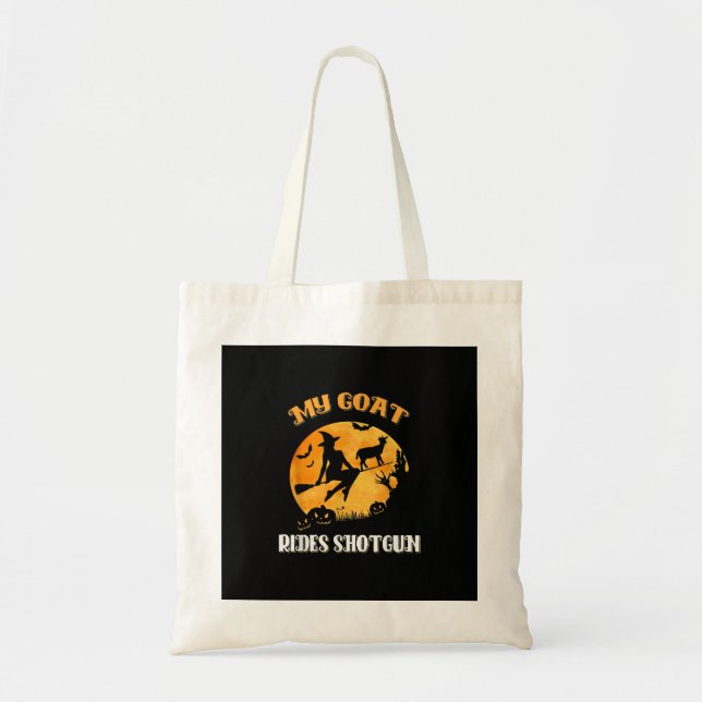 Goat Pistol Scary Halloween Tygkasse (Framsidan)