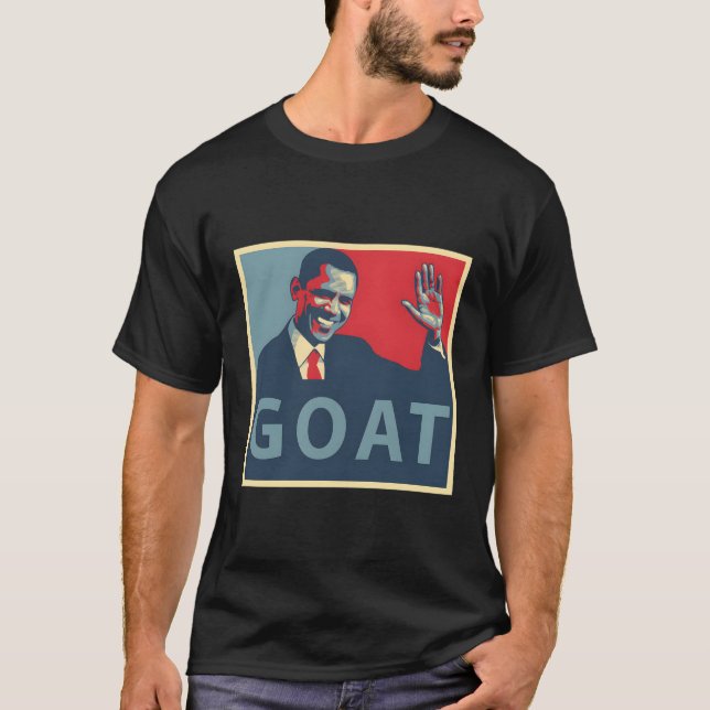 Goat President Barack Obama 44 T Shirt (Framsida)