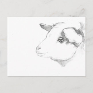 Goat-profilvykort av Nicole Janes Vykort