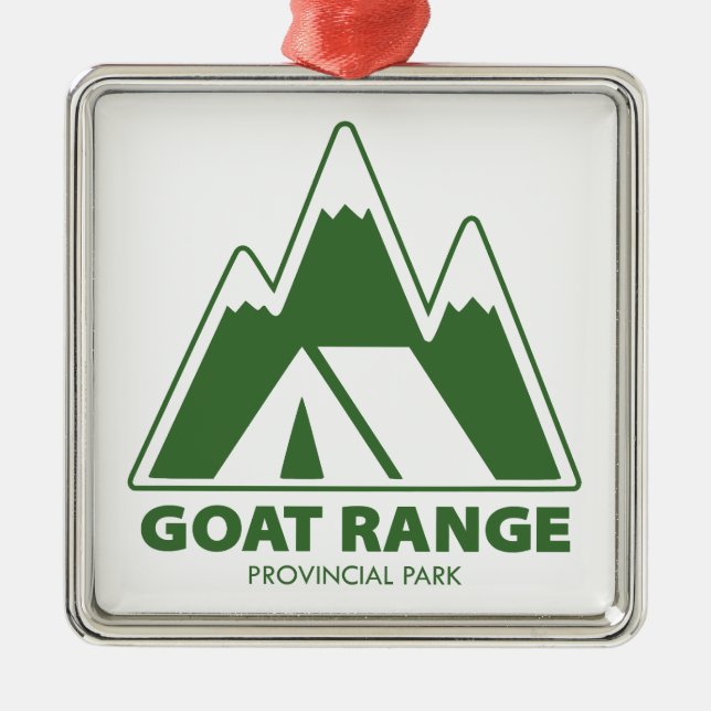 Goat Range Provincial Park Mountains Camping Julgransprydnad Metall (Framsidan)