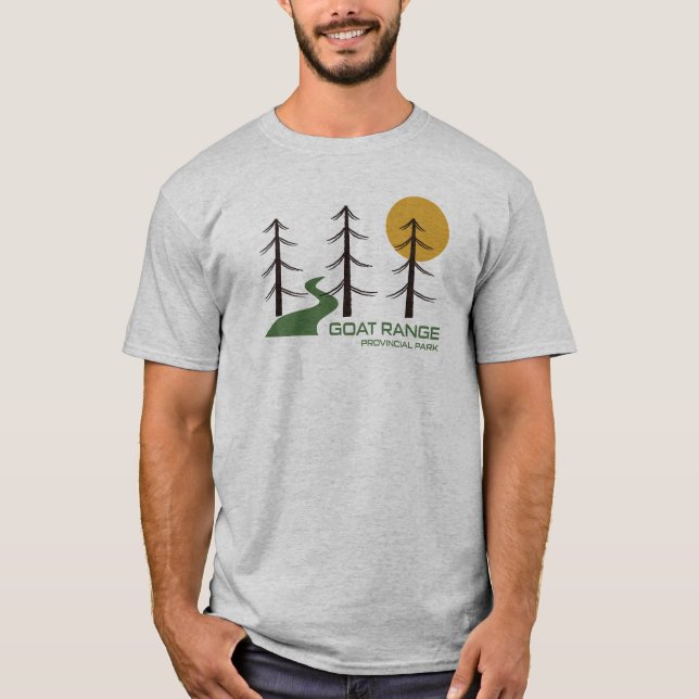 Goat Range Provins Park Trail T Shirt (Framsida)