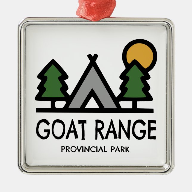 Goat Range Provinspark Julgransprydnad Metall (Framsidan)