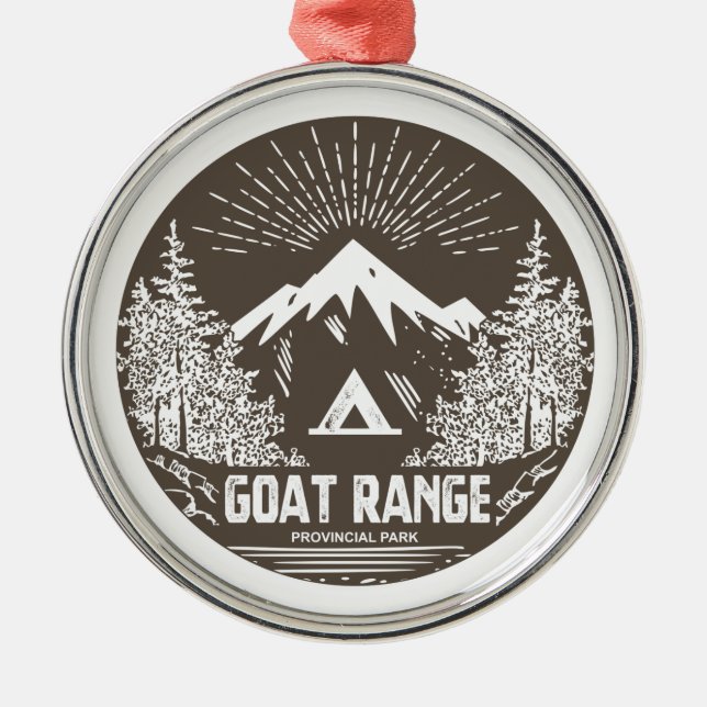 Goat Range Provinspark Julgransprydnad Metall (Framsidan)